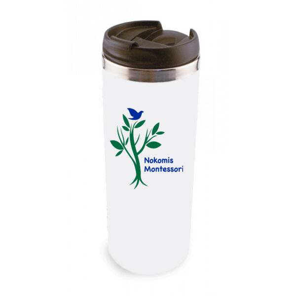 14 Oz. Stainless Steel Tumbler - Sublimated Logo Thumbnail