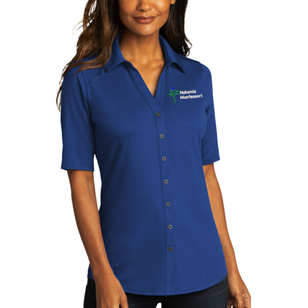 Port Authority® Ladies City Stretch Top - Embroidered Logo Thumbnail
