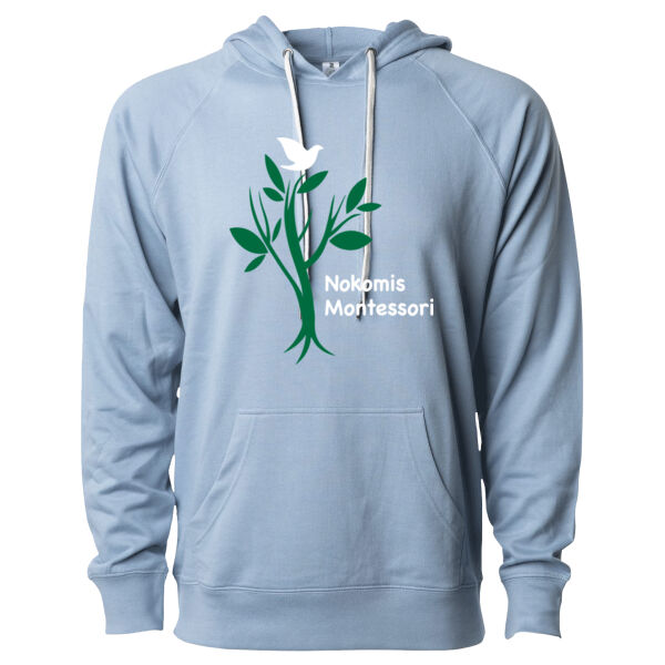 Independent Trading Co. - Icon Unisex Lightweight Loopback Terry Hoodie - Printed Logo Thumbnail