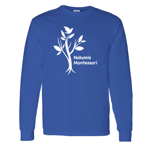 Gildan - Heavy Cotton™ Long Sleeve T-Shirt - Printed Logo Thumbnail