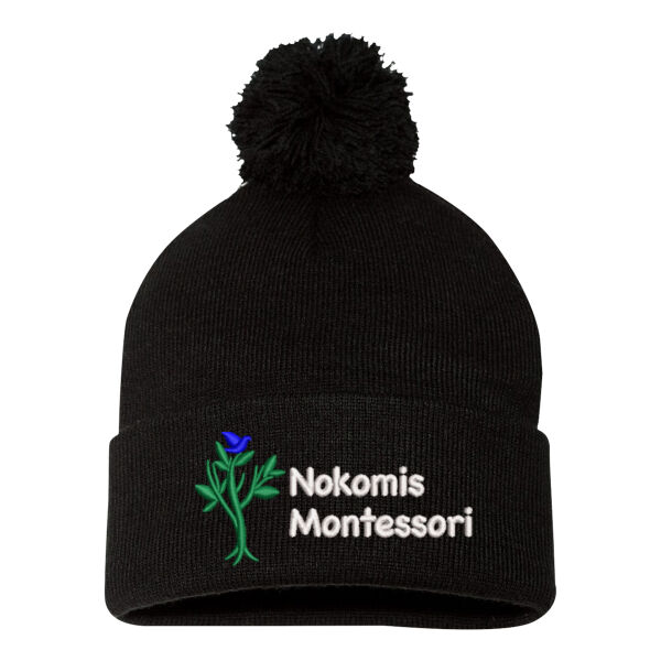 Sportsman - Pom-Pom 12" Knit Beanie - Embroidered Logo Thumbnail