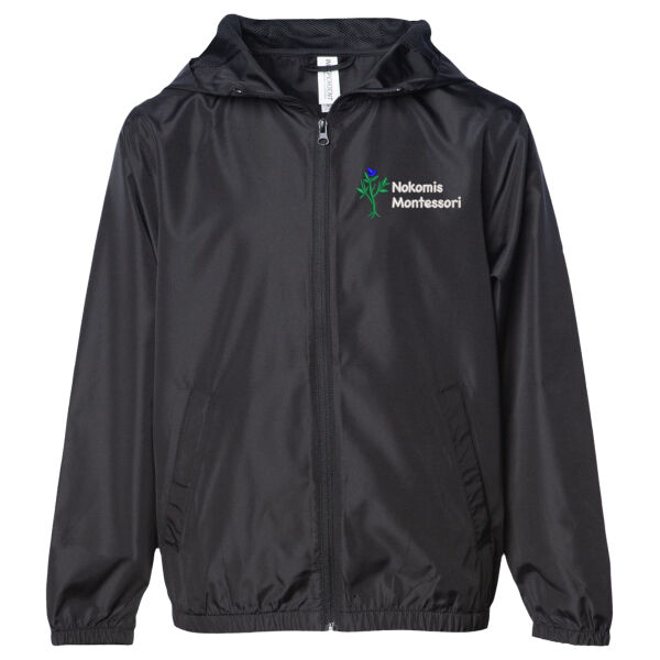 Independent Trading Co. - Youth Lightweight Windbreaker Full-Zip Jacket - Embroidered Logo Thumbnail