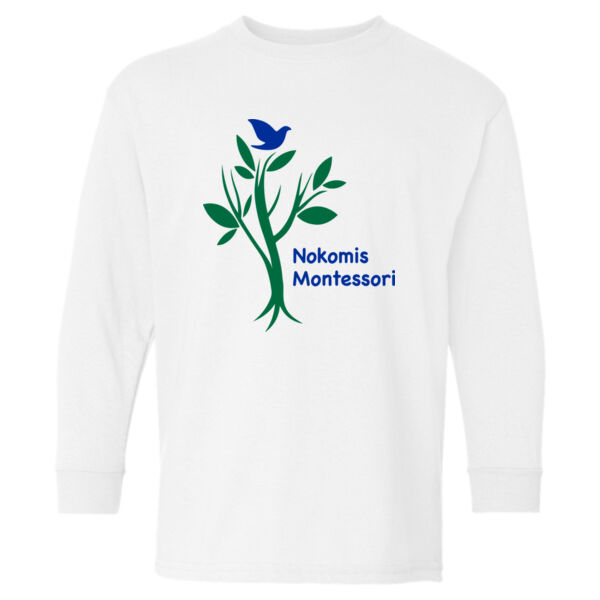 Gildan - Heavy Cotton™ Youth Long Sleeve T-Shirt - Printed Logo Thumbnail