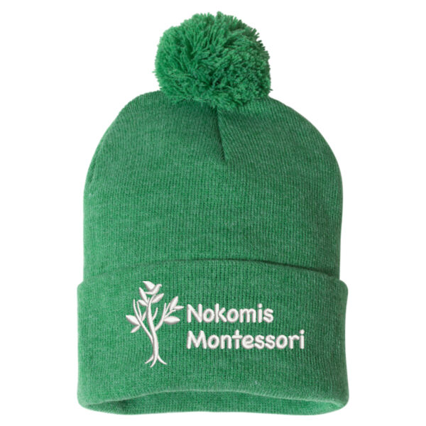 Sportsman - Pom-Pom 12" Knit Beanie - Embroidered Logo Thumbnail