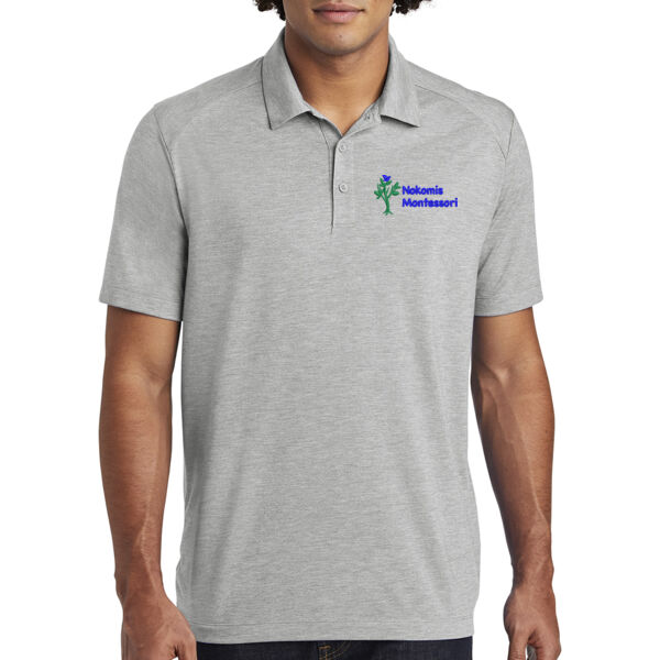 Sport-Tek ® PosiCharge ® Tri-Blend Wicking Polo - Embroidered Logo Thumbnail