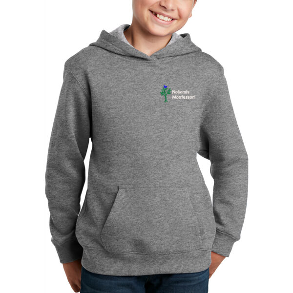 Sport-Tek® Youth Pullover Hooded Sweatshirt - Embroidered Logo Thumbnail