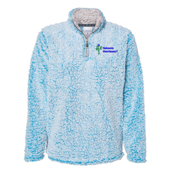 J. America - Women’s Epic Sherpa Quarter-Zip Pullover - Embroidered Logo Thumbnail