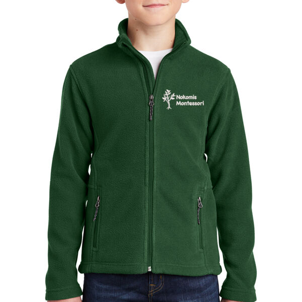 Port Authority® Youth Value Fleece Jacket - Embroidered Logo Thumbnail