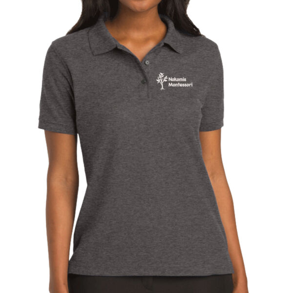 Port Authority® Ladies Silk Touch™ Polo - Embroidered Logo Thumbnail