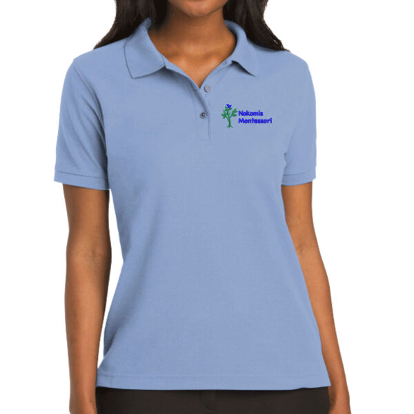 Port Authority® Ladies Silk Touch™ Polo - Embroidered Logo Thumbnail