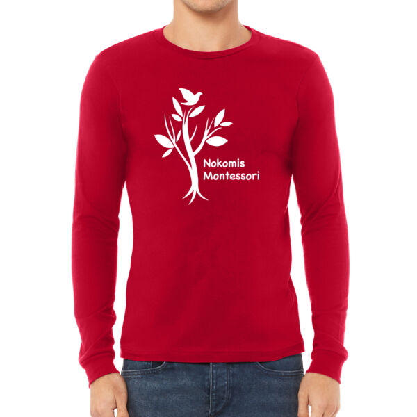 BELLA+CANVAS ® Unisex Jersey Long Sleeve Tee - Printed Logo Thumbnail