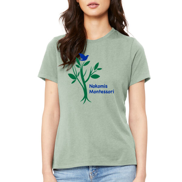 BELLA+CANVAS ® Women’s Relaxed Jersey Short Sleeve Tee - Printed Logo Thumbnail