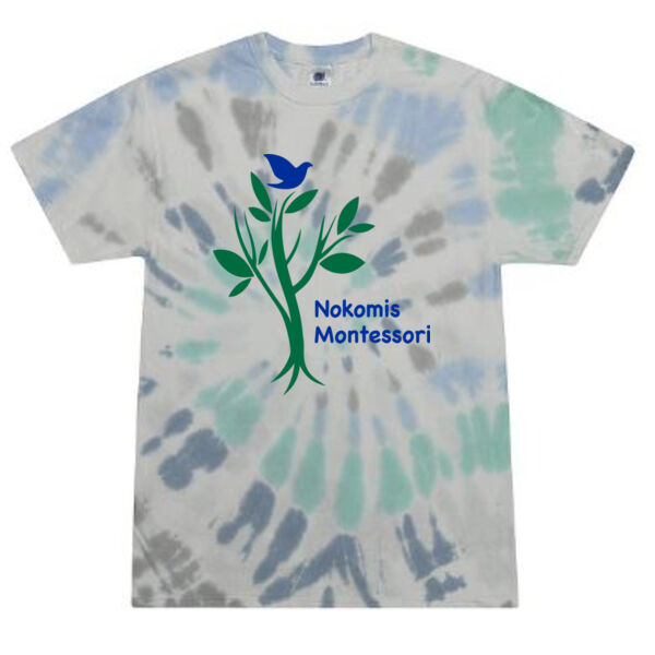Colortone - Youth Multi-Color Tie-Dyed T-Shirt - Printed Logo Thumbnail